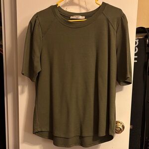 Olive Short Sleeve Top by Petite Assembly LP